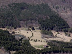 Aerial view of Zelený Les
