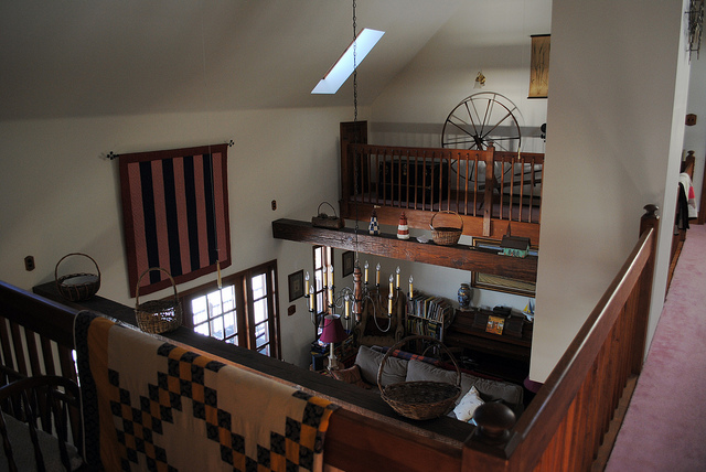 View from second floor common area
